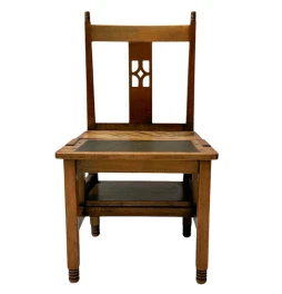 Jac. van den Bosch 't Binnenhuis Art Deco Library Chair or Library Steps, 1916